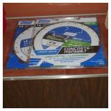 2 norton 14ï¿½ cutting blades (display)