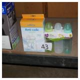 2 pks of baby bottles