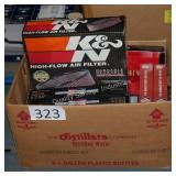 ctn of asst air filters