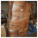 skid of foldable DVD covers