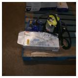 water hose and power scrubber and drill set
