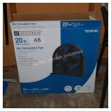 20ï¿½ air circulator fan