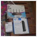 3-routers/modems/extender NOT TESTED AS IS