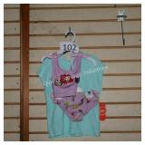 size 2t swim suit and cover