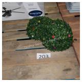 round artificial plant