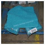 4 teal pillow cases