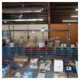 2 shelf metal rack