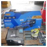 kobalt mower - batt & chg in office