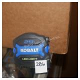 kobalt lighted 25ï¿½ tape measure (display)