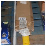 yellow plastic hollow pole