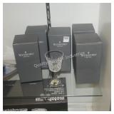 5 waterford crystal glasses