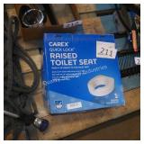 raised toilet seat