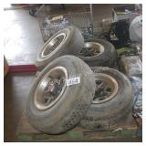 4/ 215/75R14 wheels