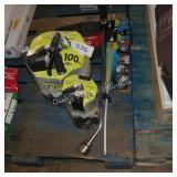 water hose and sprayers