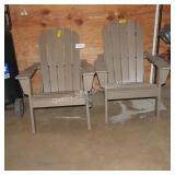 2 outdoor chairs