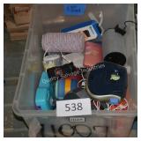 tote of asst electronics NOT TESTED