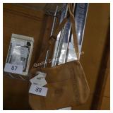 brown leather purse