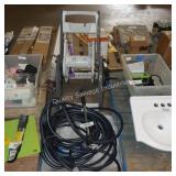 hose reel and water hose