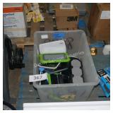 tote of asst electronics NOT TESTED