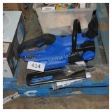kobalt 40v chain saw (batt/ch in office)