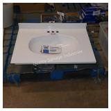31" vanity  top
