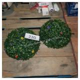 round artificial plant