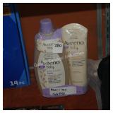 aveeno baby bath set (display)