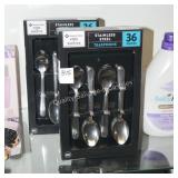 2 36pc teaspoons (display)