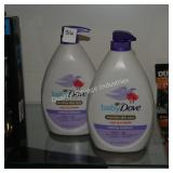 2 dove 24oz night time wash (display)