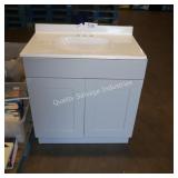 30in damaged vanity w/top