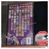 2002 super bowl super ticket poster (display)