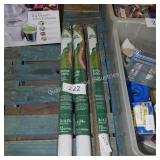 3 rolls burlap fabric