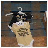6-9m onesie / 2 - 3-6m onesie wolfpack