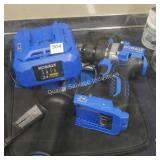 kobalt 24v drill w/ charger (display)