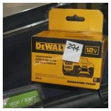 dewalt 12v battery (display)