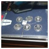 6 stewart payne coins (display)