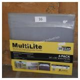 6 - 24inx24in multi wall polycarbonate panels