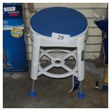 rotating shower stool
