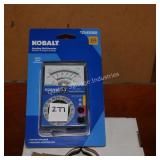 kobalt analog multimeter (display)
