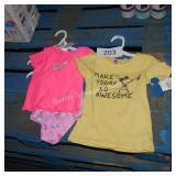 2t shirt & bathing suit