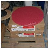 2/5 20in red buffing pads