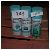 3 cans rustoleum outdoor fabric paint turquoise
