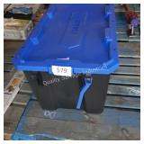 kobalt tote w lid