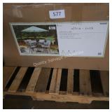 allen+roth swivel dining chairs (missing parts)
