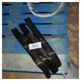 4 mower blades