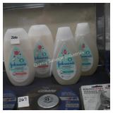 4ct 2 baby lotioj/2 wash johnsons cotton touch