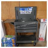 kobalt 4 drawer tool cart (keys in office)