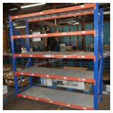 5 shelf metal rack
