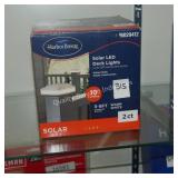 2pk solar deck lights (display)