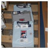3-asst size fila shirts